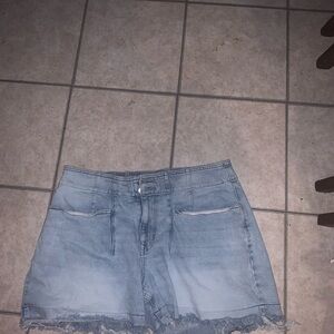 Maurices Light Blue Denim Jean Shorts